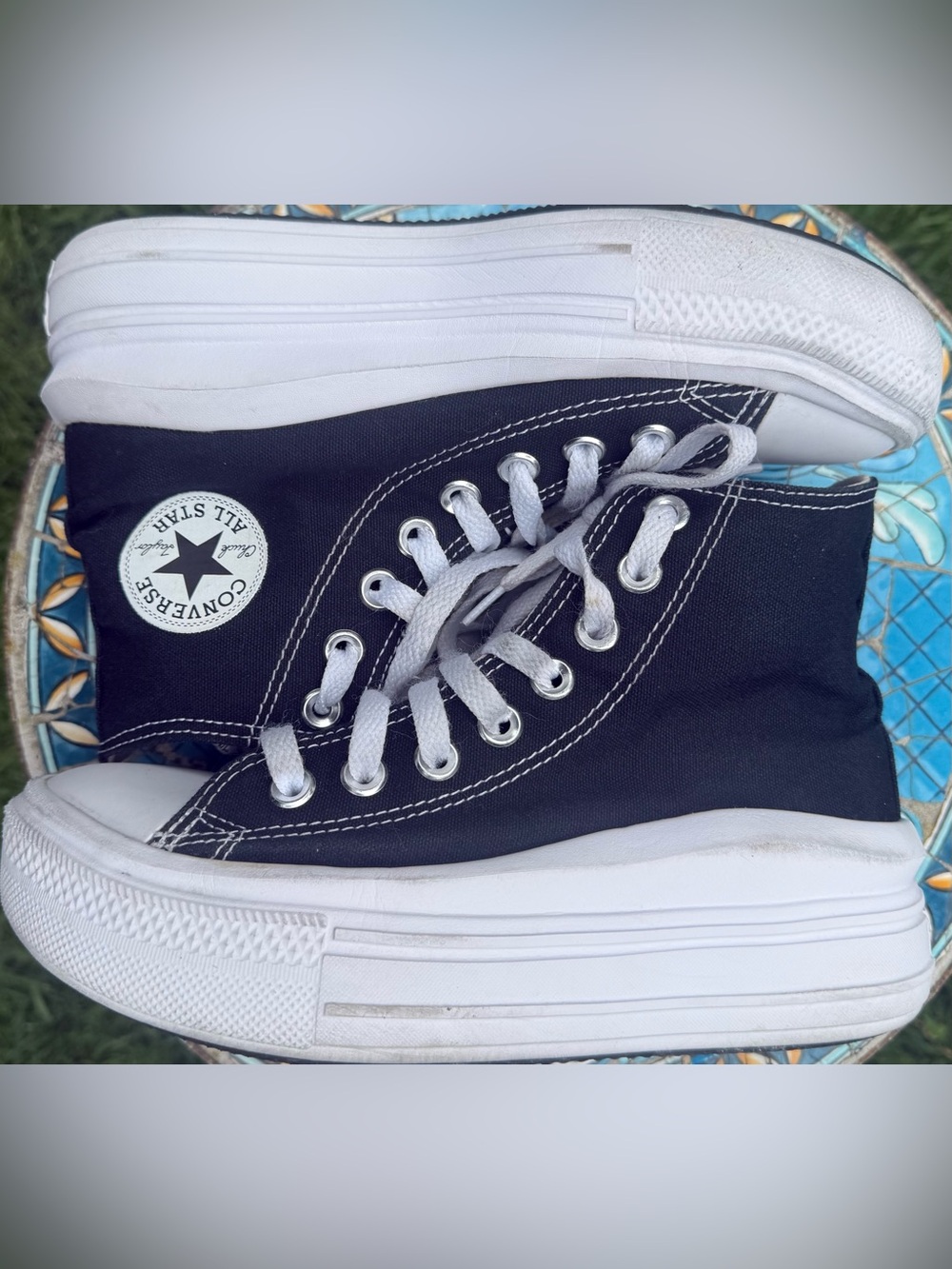 Converse Chuck Taylor All Star Move Platform High Top Womens 5 - Picture 2 of 13